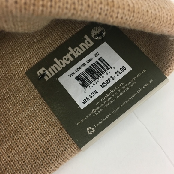 Timberland tan small logo beanie - Picture 4 of 5